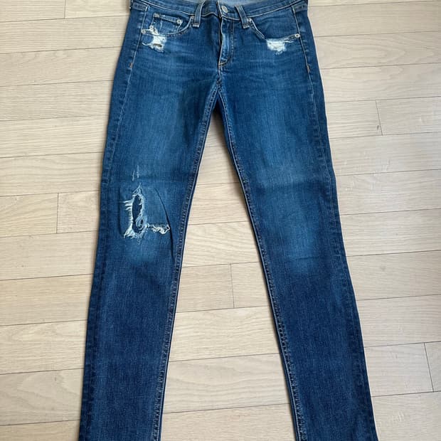 랙앤본 26사이즈 스키니진 데님 팬츠 청바지