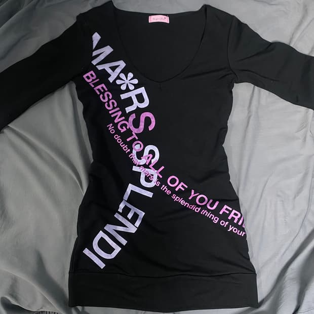 MA*RS 마즈 블랙 튜닉 미니 원피스 헤세이 오네갸루