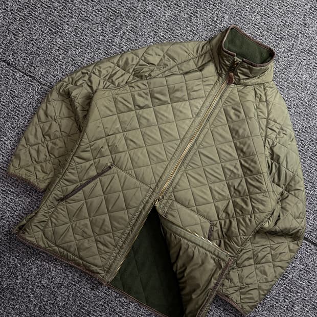 폴로 랄프로렌 아메카지 올리브 기모 퀼팅 자켓 2039