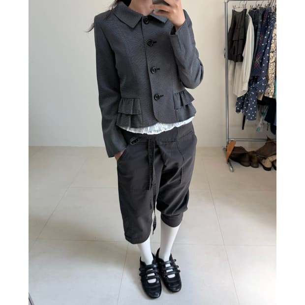 빈티지 프릴 자켓