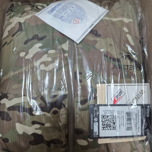 XL , L ) 아크테릭스 멀티캠 WX Lt 후디