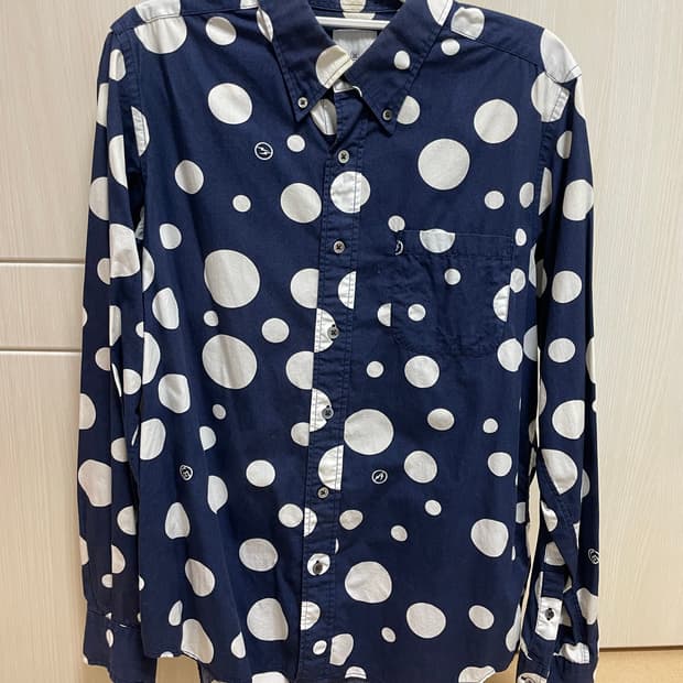 프라그먼트X유니폼익스페리먼트 도트 셔츠