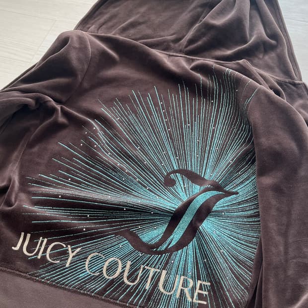 쥬시꾸뛰르 개대장템 브라운 집업 세트