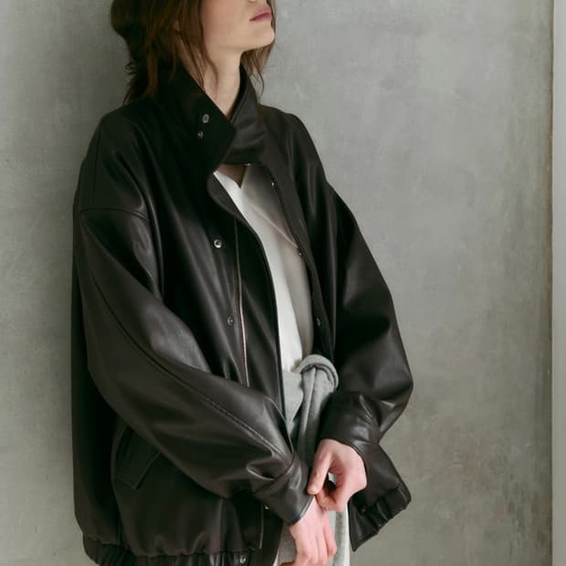 아르토 하이넥 레더 자켓_브라운