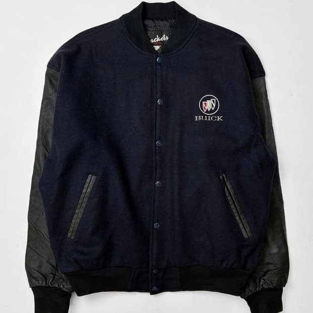 Selectede 90s USA 가죽 바시티 자켓 PN5300