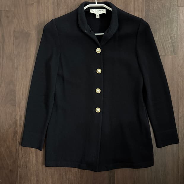 st john 세인트존 센존 니트 자켓