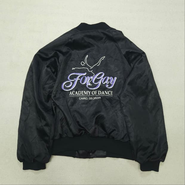 90s 미국 빈티지 사틴 자켓
