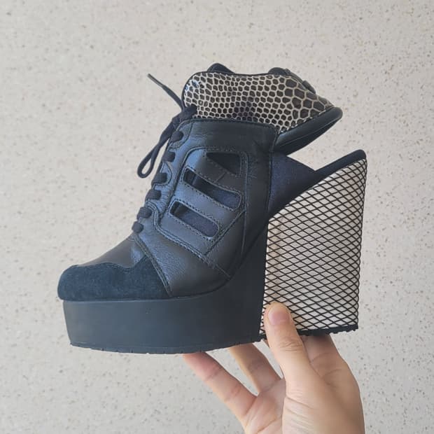 아디다스 스트릿볼 플랫폼 웨지 230