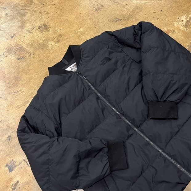 [정품/2XL] 노스페이스 블랙 MA-1 패딩 점퍼 b17