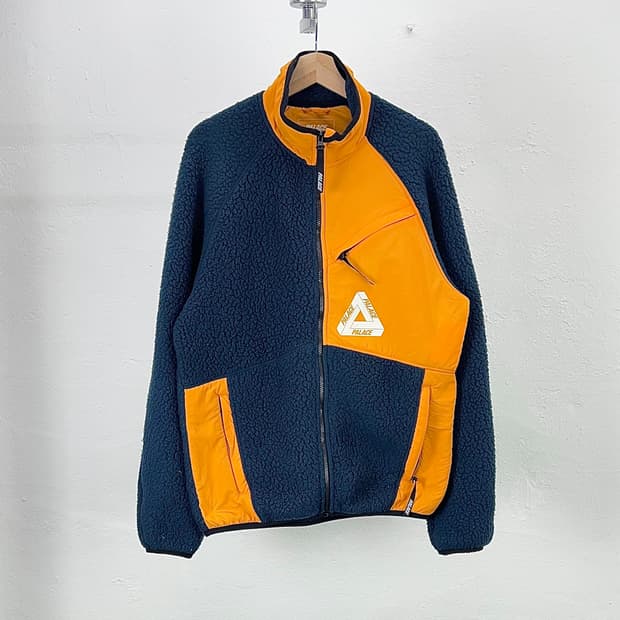 팔라스 17fw 블루베리 폴라텍 테크 플리스 자켓