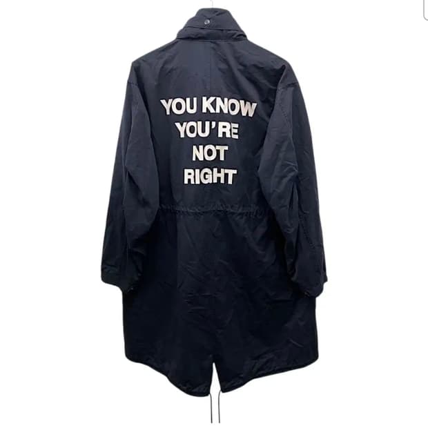 넘버나인 너바나 피쉬테일 모즈 코트