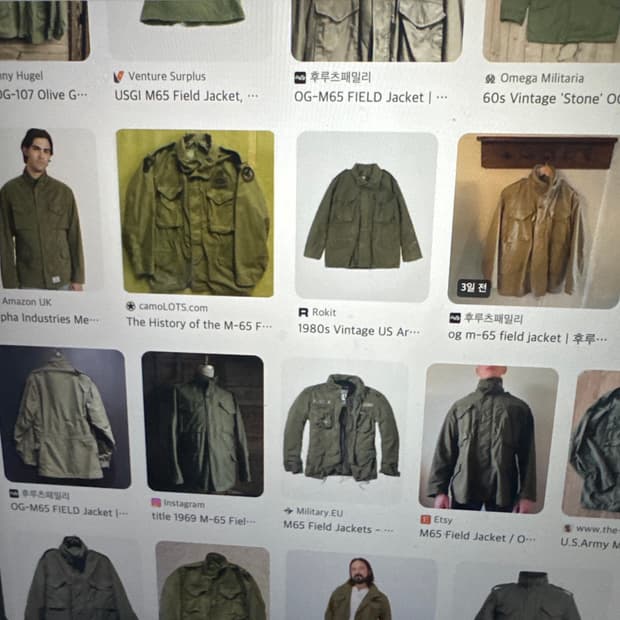 구매) Og m65 필드자켓 삽니다