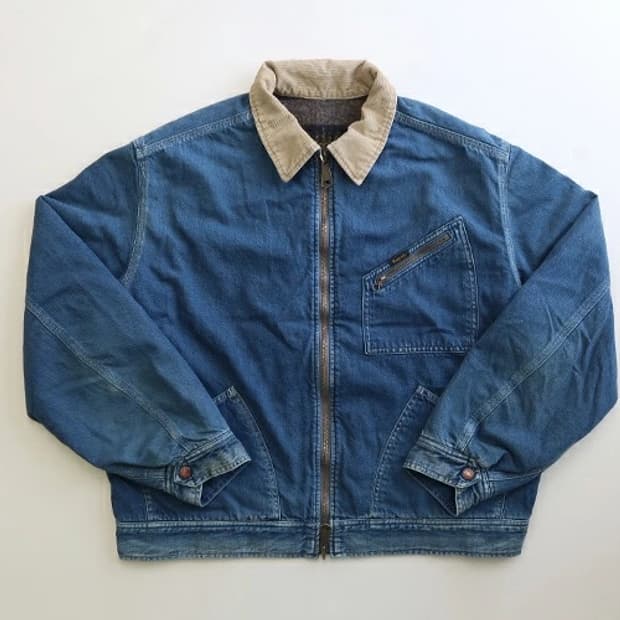 캐피탈 11.5oz 데님 라이닝 리버시블 ZIP UP 워크 자켓