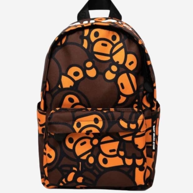 베이프 올 베이비 마일로 미니 백팩 브라운