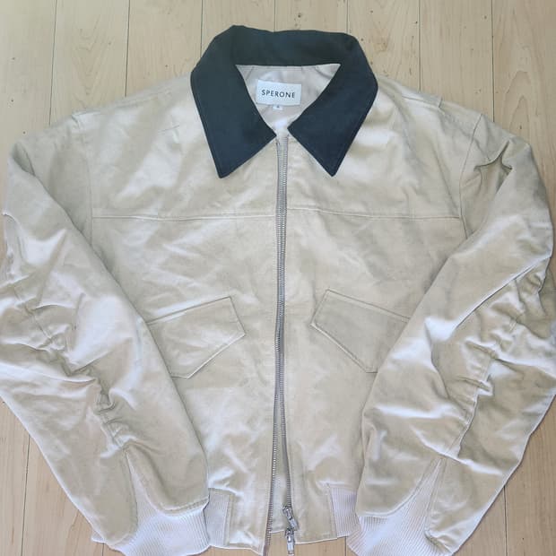 스페로네 디트로이트 셔링 봄버 자켓 S(실사이즈 M정도)