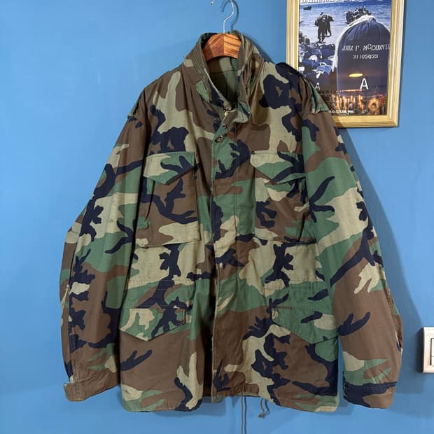80‘s U.S Army Woodland Camo M-65 Field 