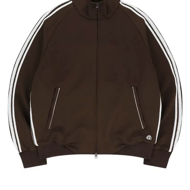 코이세이오 레이스 트랙 자켓 브라운 2사이즈 