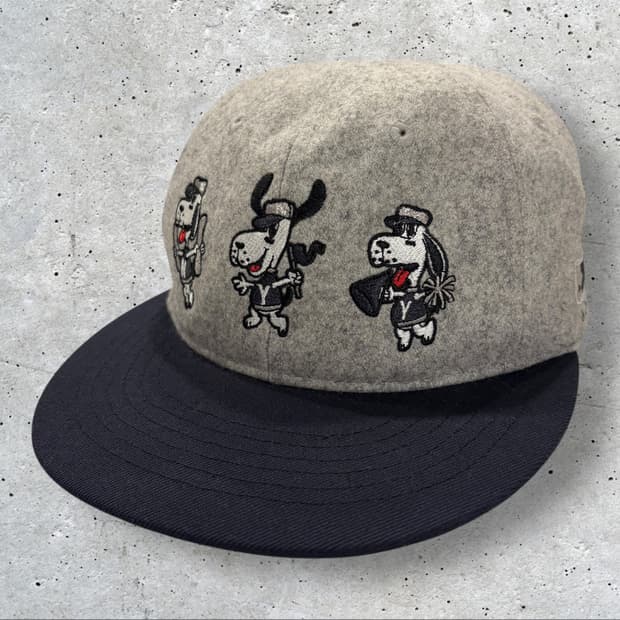 MLB 양키스 울 강아지 캐릭터 모자