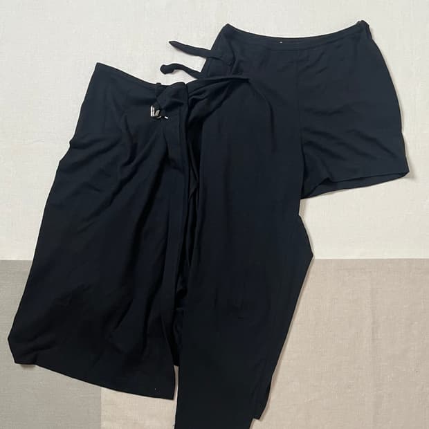 80s 꼼데가르송 랩 스커트 팬츠 Comme des garcons