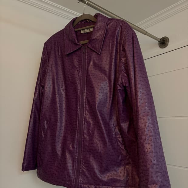 유럽 빈티지 가죽 자켓