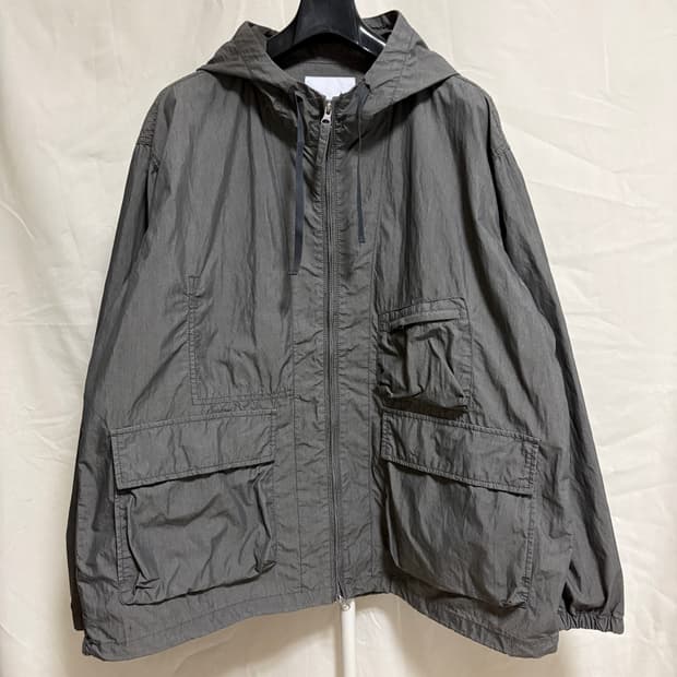 에스피오나지 레이 윈드 파카 바람막이 / 도브그레이, XL