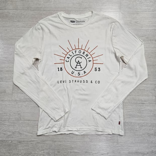 리바이스 그래픽 긴팔티셔츠 95