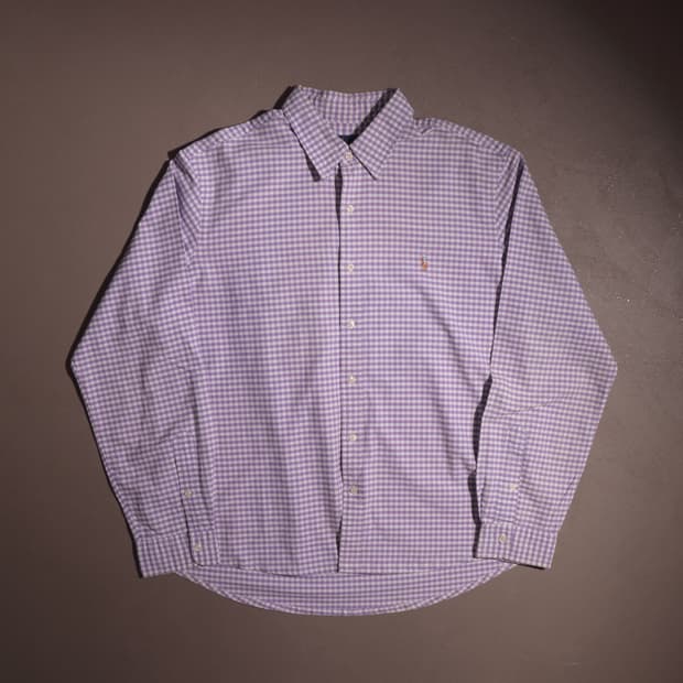 폴로 랄프로렌 깅엄체크 셔츠 