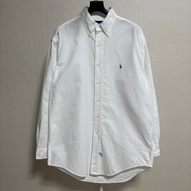 폴로 랄프로렌 야머스핏 옥스포드 셔츠 / 화이트, L