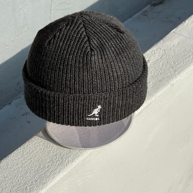 [F] 캉골 로고 그레이 비니 모자