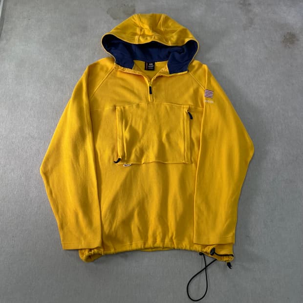 105 폴로랄프로렌 성조기 니트 반집업 니트 