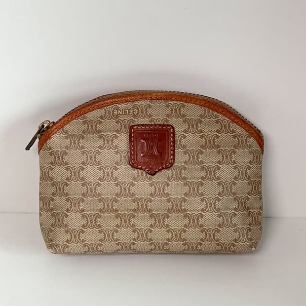 celine / 셀린느 베이지 마카담 파우치