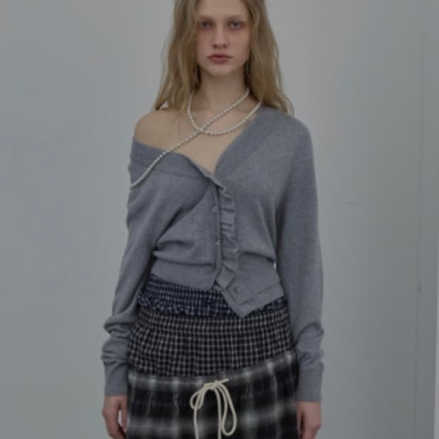 Lcdc tm 더블 레이어 웨이비 가디건