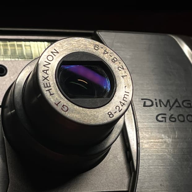 minolta G600 디지털 카메라