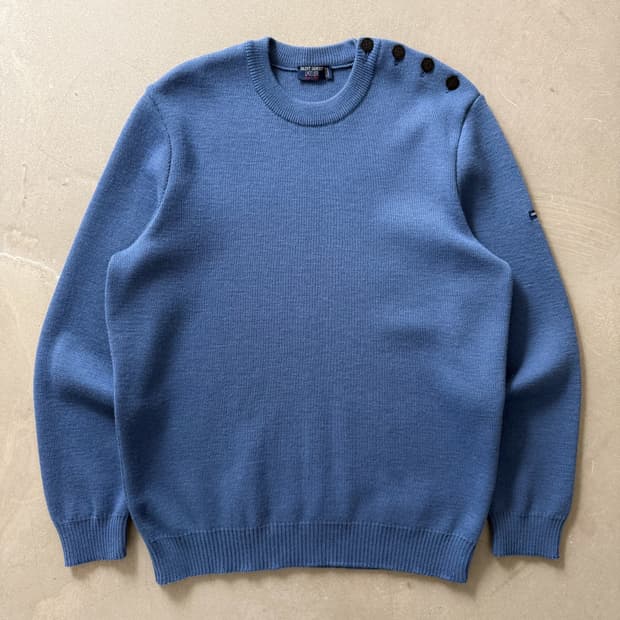SAINT JAMES SHOULDER BUTTON SWEATER
