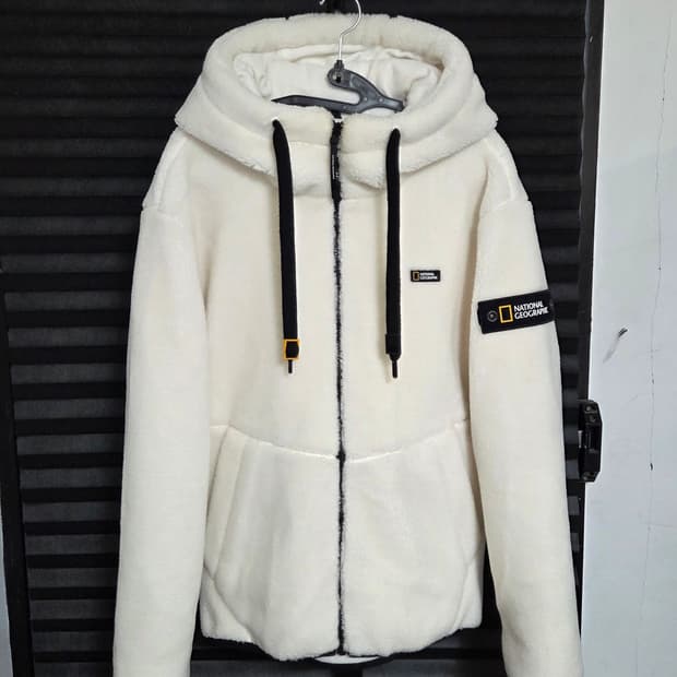 [내셔널지오그래픽] 플리스 후드집업 판매합니다.