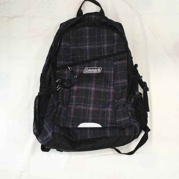 Coleman 콜맨 체크 백팩