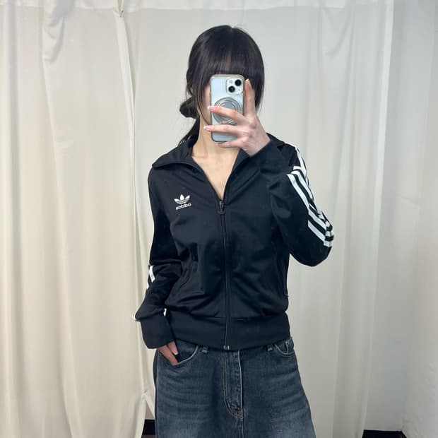 Adidas black Firebird jersey