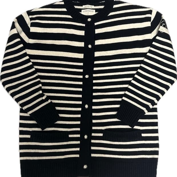 에옹쓰 캐시미어 스트라이프 가디건