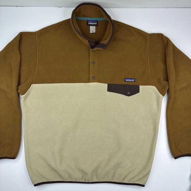 14FW 파타고니아 신칠라 스냅-T 브라운/베이지/다크브라운 니카라과