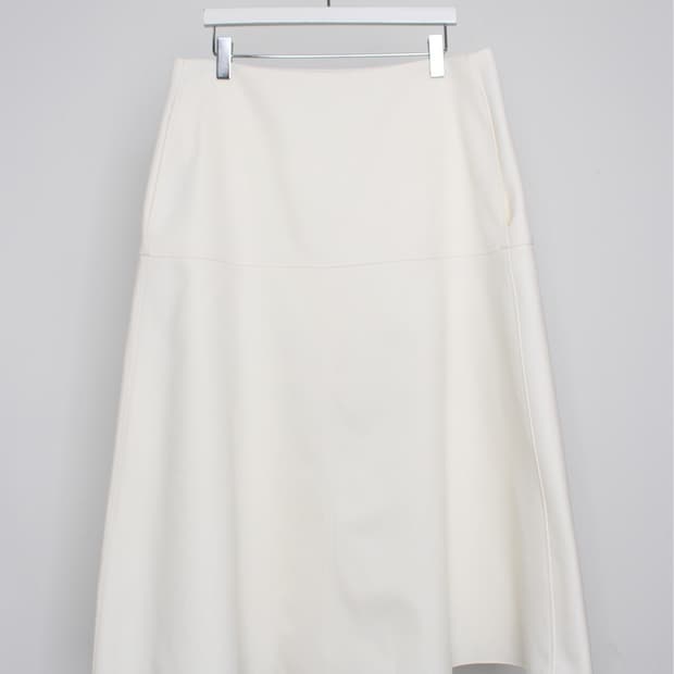 JIL SANDER navy A line Skirt