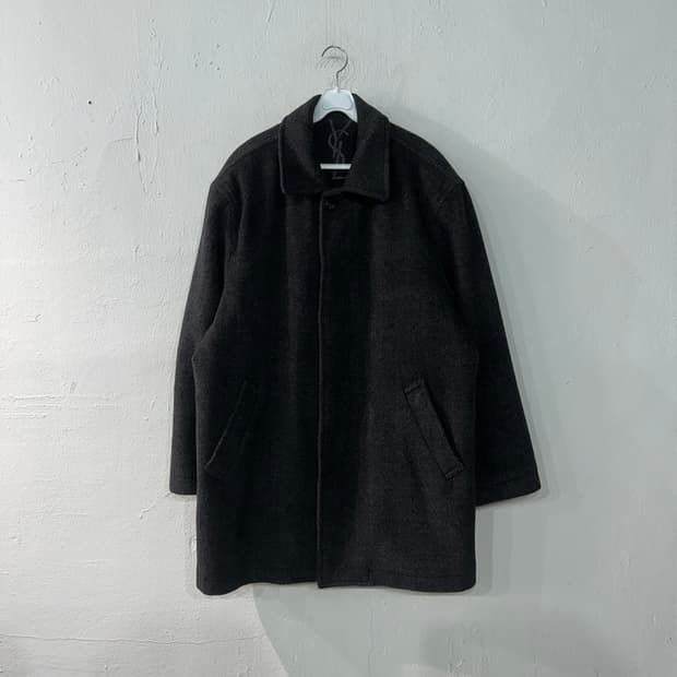YSL 입생로랑 헤링본 코트 L