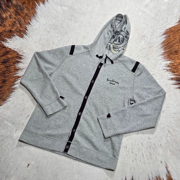 버커루 후드 펑크 프린팅 후드집업