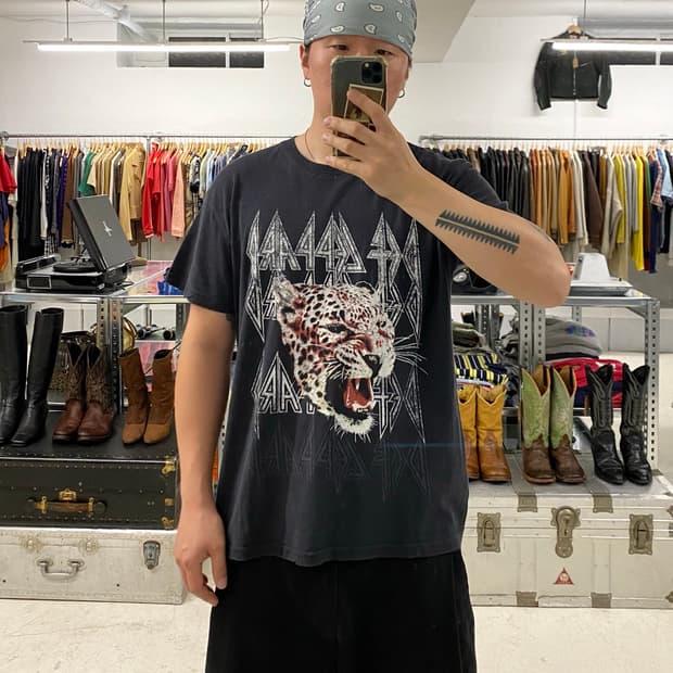 DEF LEPPARD band t-shirt 데프 레파드 밴드 티셔츠