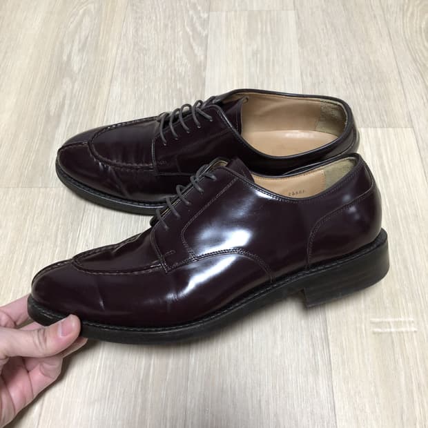 (255) 금강제화 헤리티지 리갈 REGAL Y팁 더비 버건디 구두