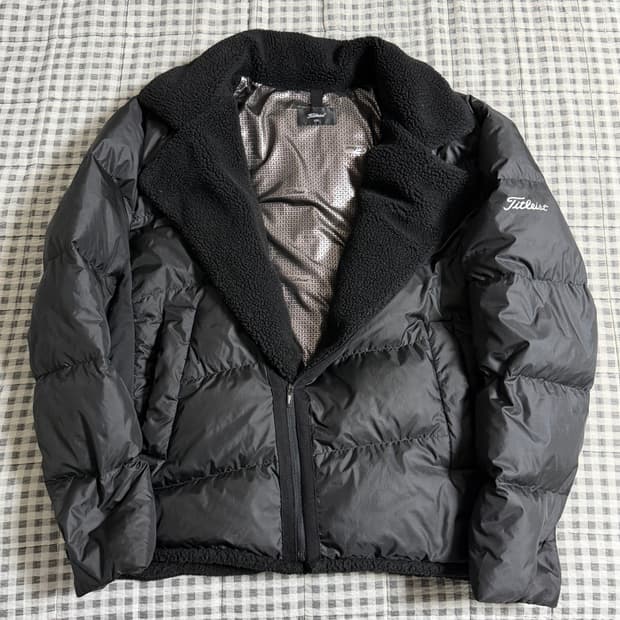 (XXL) 타이틀리스트 거위털 무스탕 패딩 자켓 