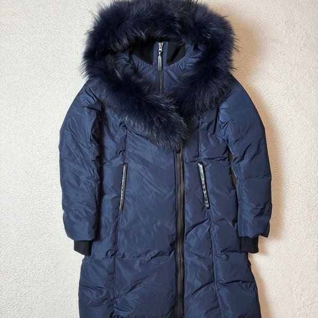 맥케이지 북방 라쿤 덕다운 파카 롱 패딩 PN7372