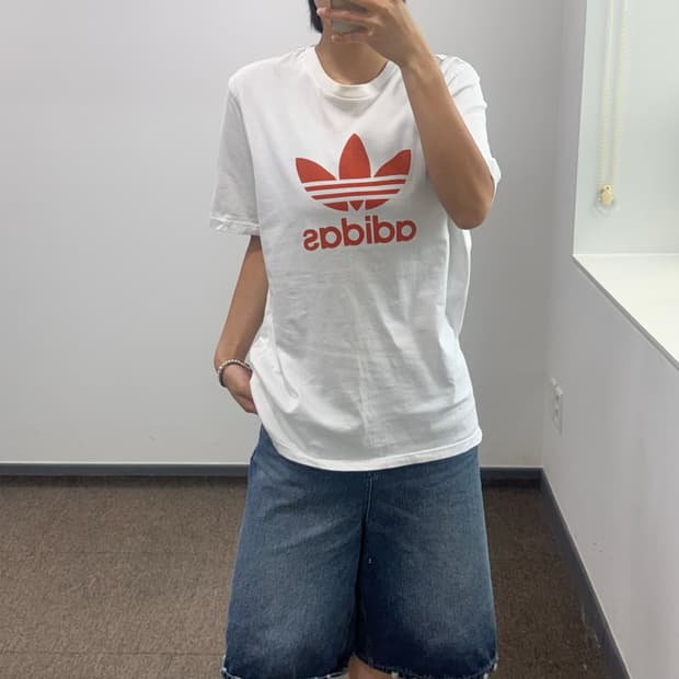 Adidas 아디다스 빅 파이어버드 화이트 반팔