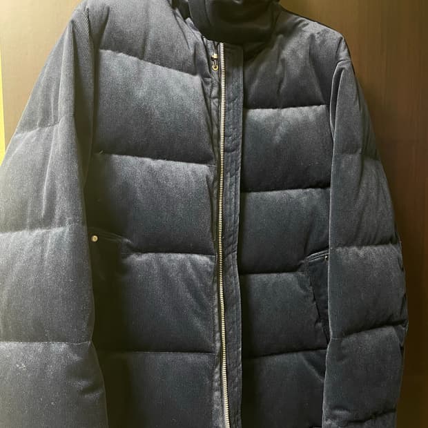 맨온더분(MOTB) 코듀로이 구스다운 패딩 자켓