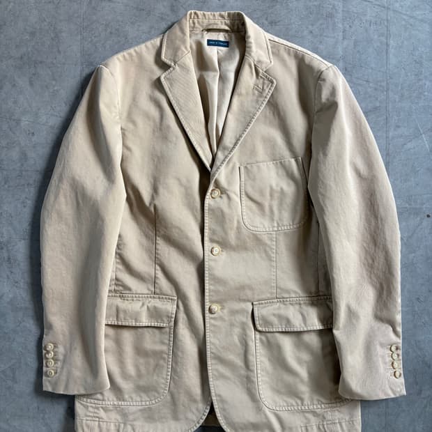 Polo 폴로 랄프로렌 베이지 코튼 블레이저 자켓