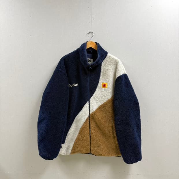 남성 110 XXL / 코닥 컬러크롬 뽀글이 후리스 자켓